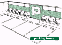for parking fence